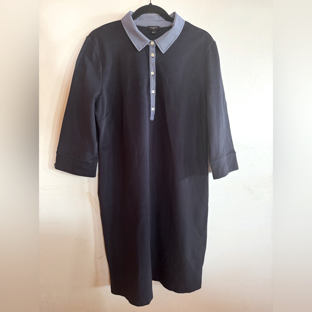Talbot’s Women’s Xlp Ponte Knit Dress Schoolgirlcore Girlhoodcore Career Easter